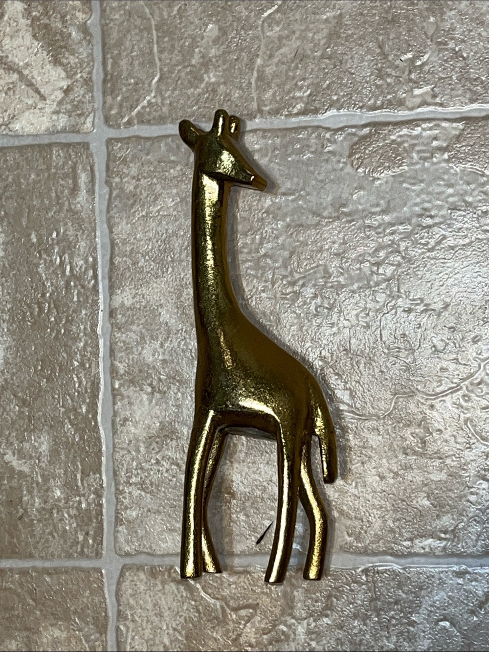 Gold Giraffe  Decor Sculpture - Unbranded